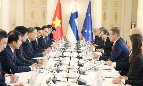 Tổng Bí thư Tô Lâm hội đàm với Tổng thống Phần Lan Alexander Stubb