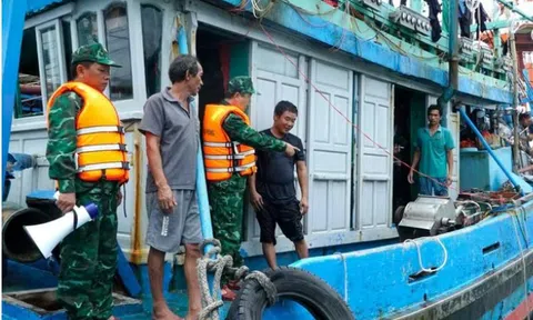 Gia Lai kêu gọi gần 1.900 tàu cá vào bờ tránh trú bão số 12