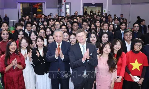 Tổng Bí thư Tô Lâm thăm Đại học Aalto và gặp gỡ sinh viên Việt Nam tại Phần Lan
