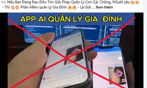 Cảnh báo thủ đoạn lừa đảo cài đặt ứng dụng “đọc tin nhắn của chồng/vợ”, “theo dõi người yêu”