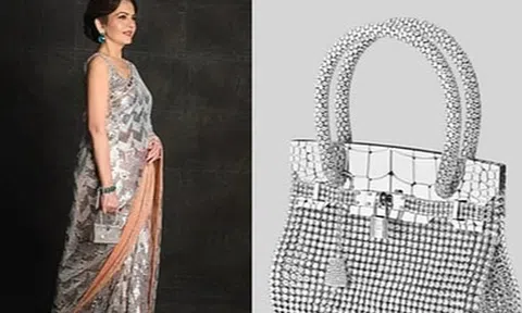 Vợ tỷ phú giàu nhất châu Á xách túi Hermès đắt nhất thế giới đi dự tiệc