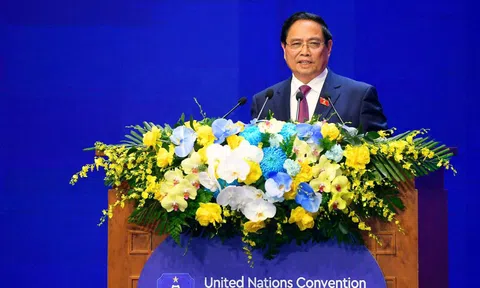Thủ tướng kêu gọi các nước '5 đẩy mạnh' triển khai Công ước Hà Nội để 'không ai bị bỏ lại phía sau trong kỷ nguyên số'