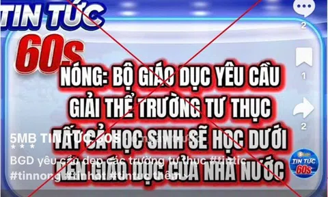 Bộ Giáo dục và Đào tạo bác tin đồn “đóng cửa trường ngoài công lập”