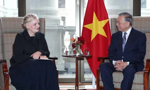 Tổng Bí thư Tô Lâm tiếp lãnh đạo một số tập đoàn, tổ chức tài chính quốc tế