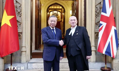 Tổng Bí thư Tô Lâm hội kiến Chủ tịch Hạ viện Anh Lindsay Hoyle