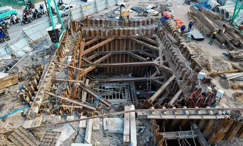 Cận cảnh "đại công trình" hầm chui Kim Đồng - Giải Phóng sau gần 3 năm thi công