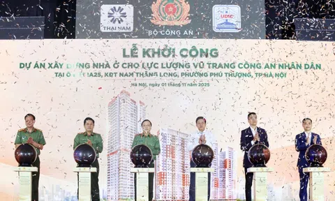 Khởi công dự án nhà ở cho lực lượng CAND tại Khu đô thị Nam Thăng Long, Hà Nội