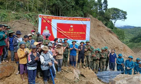 Quảng Ngãi: Hơn 2.000 người khắc phục sạt lở, mở đường đến vùng trồng sâm Ngọc Linh