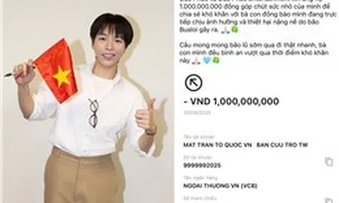 Dàn sao Việt ủng hộ đồng bào chịu ảnh hưởng bởi bão số 10