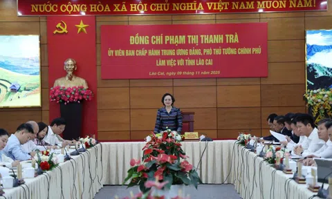 Phó Thủ tướng Phạm Thị Thanh Trà gợi mở 7 nhóm nhiệm vụ trọng tâm cho Lào Cai