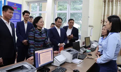 Phó Thủ tướng Phạm Thị Thanh Trà kiểm tra hoạt động chính quyền địa phương 2 cấp tại xã Mường Khương, Lào Cai