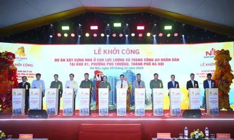 Khởi công Dự án nhà ở cho lực lượng vũ trang Công an nhân dân tại Hà Nội