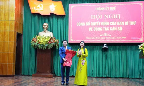 Chủ tịch UBND tỉnh Khánh Hòa được chỉ định giữ chức Phó Bí thư Thành ủy Huế