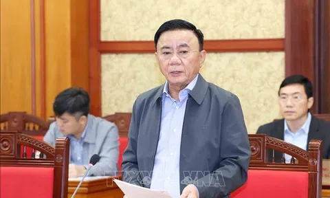 Phiên họp Thường trực Tiểu ban Tổ chức phục vụ Đại hội XIV của Đảng