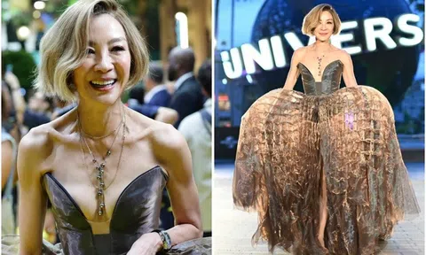 Ranh giới xấu đẹp của chiếc váy cao cấp được minh tinh Dương Tử Quỳnh mặc