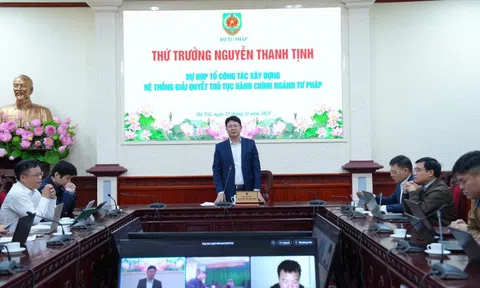 Sớm triển khai hệ thống giải quyết thủ tục hành chính thống nhất của ngành Tư pháp