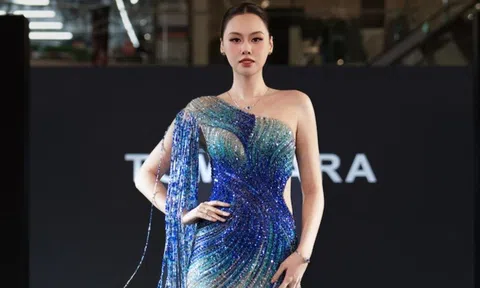 Á hậu Tâm Như trở lại sàn diễn sau lễ cưới với chồng doanh nhân