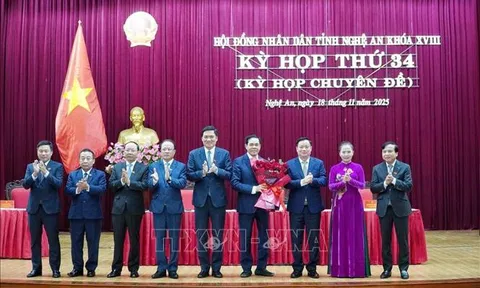 Đồng chí Võ Trọng Hải được bầu làm Chủ tịch UBND tỉnh Nghệ An