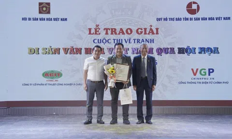 Trao giải cuộc thi vẽ tranh 'Di sản văn hóa Việt Nam qua hội họa' lần thứ II năm 2025