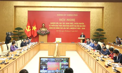 Quán triệt, triển khai thực hiện Nghị quyết Đại hội đại biểu Đảng bộ Chính phủ lần thứ I