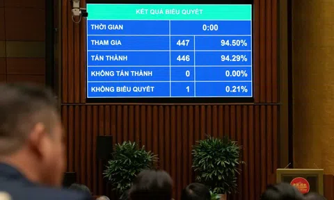 Quốc hội thông qua Luật Hoạt động giám sát của Quốc hội và HĐND (sửa đổi)