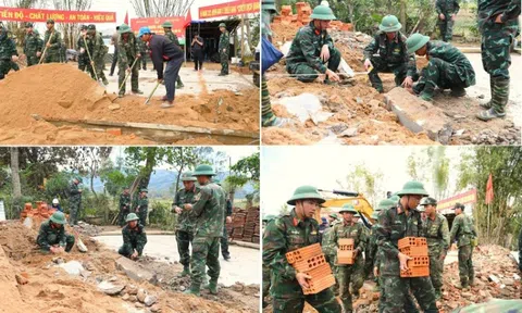 "Chiến dịch Quang Trung": Hoàn thành sửa chữa, xây mới gần 4.900 nhà sau 5 ngày phát động
