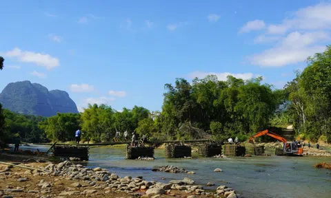 Xuất hiện cây cầu "có một không hai" ở bản vùng cao Thanh Hoá