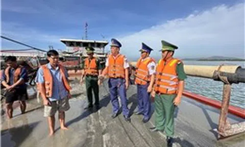Bộ Tư lệnh Vùng Cảnh sát biển 3 bắt giữ tàu vận chuyển cát trái phép