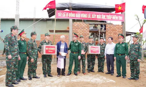 Xây dựng nhà ở sau lũ: Quân khu 5 phấn đấu hoàn thành tối thiểu 50% số nhà trước ngày 15/1/2026