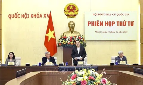 Chủ tịch Quốc hội Trần Thanh Mẫn chủ trì Phiên họp thứ tư Hội đồng Bầu cử Quốc gia