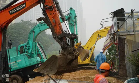 Hà Nội: Đưa một số người cản trở GPMB dự án Vành đai 2.5 về Công an phường làm việc