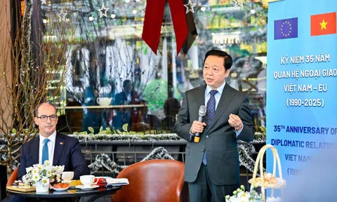 Phó Thủ tướng Trần Hồng Hà tiếp thân mật các Đại sứ, Đại biện EU tại Việt Nam