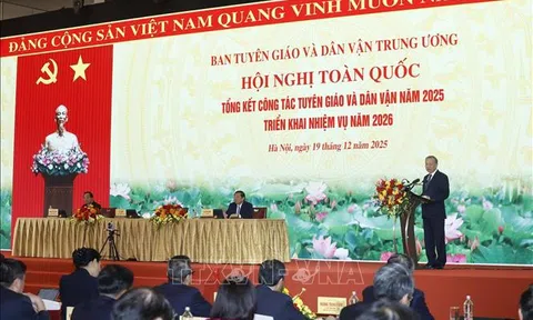 Tổng Bí thư Tô Lâm: Xây dựng đội ngũ cán bộ tuyên giáo và dân vận 'chuyên tâm, thạo việc'
