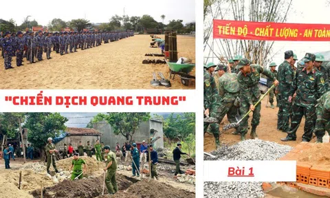 Từ xóa nhà tạm đến ‘Chiến dịch Quang Trung’: Thần tốc vì đồng bào vùng bão lũ (BÀI 1)