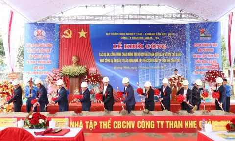 TKV khởi công 2 dự án trọng điểm chào mừng Đại hội Đảng toàn quốc lần thứ XIV