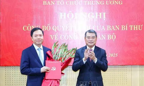 Ban Bí thư điều động, bổ nhiệm tân Phó Trưởng Ban Tổ chức Trung ương