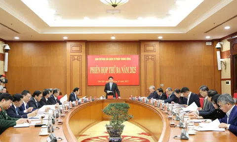 Chủ tịch nước Lương Cường chủ trì Phiên họp thứ ba, Ban Chỉ đạo Cải cách tư pháp Trung ương