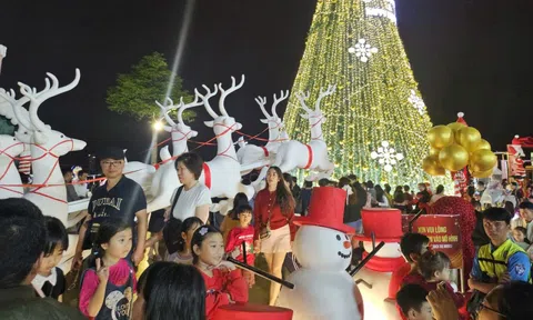 Đông đảo người dân xuống phố, đến nhà thờ đón Giáng sinh tại Đà Nẵng