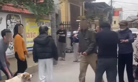 Tạm giữ hình sự 2 bố con trong vụ thả chó cắn người ở Hà Nội