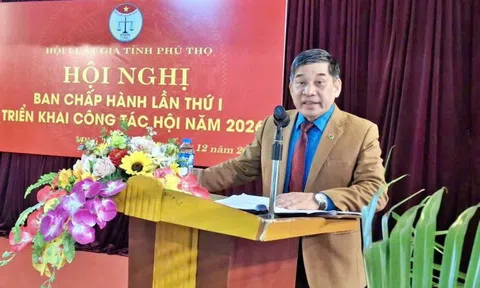 Luật gia Quách Đình Minh giữ chức Chủ tịch Hội Luật gia tỉnh Phú Thọ