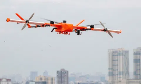 Chính thức thí điểm ứng dụng UAV vận chuyển vật tư y tế