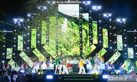 Mãn nhãn đêm countdown đón Tết Dương lịch 2026 tại Gia Lai