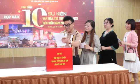 Bình chọn 10 sự kiện Văn hoá, Thể thao và Du lịch tiêu biểu năm 2025