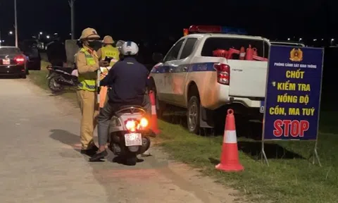 CSGT Công an Hà Tĩnh xử lý 171 trường hợp vi phạm nồng độ cồn trong kỳ nghỉ Tết dương lịch