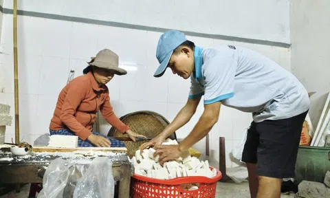 Làng bánh đặc sản của xứ Quảng rộn ràng vào vụ Tết, đơn hàng tăng gấp ba