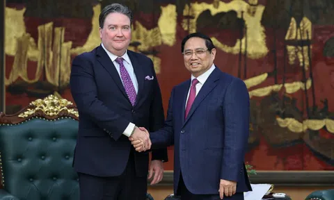 Thủ tướng Phạm Minh Chính tiếp Đại sứ Hoa Kỳ Marc Knapper