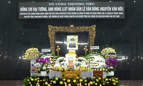 Lời cảm ơn của gia đình Đại tướng Lê Văn Dũng