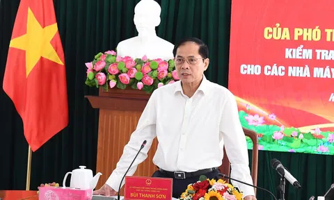 Phó Thủ tướng Bùi Thanh Sơn làm việc với tỉnh Khánh Hoà