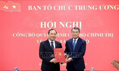 Đồng chí Hoàng Trung Dũng giữ chức Phó Trưởng Ban Tổ chức Trung ương