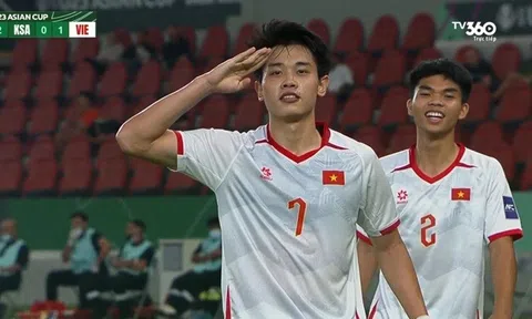 U23 Việt Nam thắng U23 Saudi Arabia, bước vào tứ kết với ngôi nhất bảng A